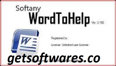Softany WordToHelp Crack + License Key 2022 Full Download